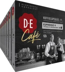 Douwe Egberts D.E Café Espresso Koffiecups - Intensiteit 9/12 - 10 X 20 Capsules