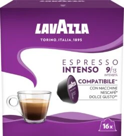 Lavazza Espresso Intenso Capsules - Geschikt Voor Dolce Gusto Apparaat - 16 Stuks X3 8 Lavazza Espresso Intenso Capsules - Geschikt Voor Dolce Gusto Apparaat - 16 Stuks X3 -Koffie Tijd Winkel 1095x1200