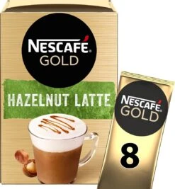 Nescafé Gold Hazelnoot Latte Oploskoffie - 6 Doosjes à 8 Zakjes -Koffie Tijd Winkel 1111x1200 3