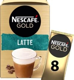 Nescafé Gold Latte Macchiato Oploskoffie - 6 Doosjes à 8 Zakjes -Koffie Tijd Winkel 1111x1200 4