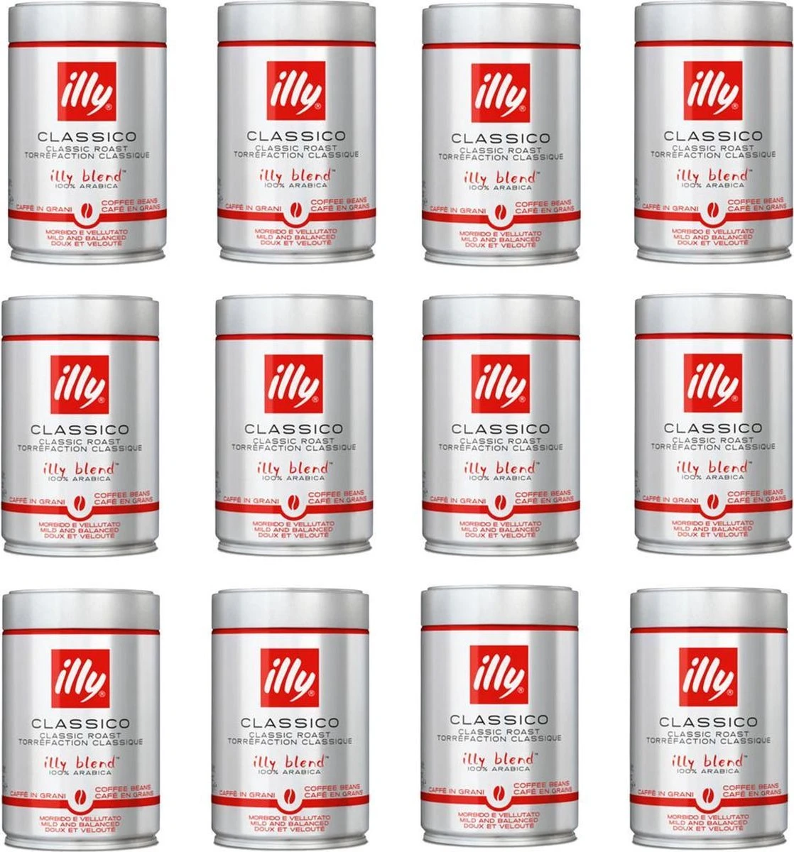Illy Koffiebonen Classico - 12 X 250 Gram 3 Illy Koffiebonen Classico - 12 X 250 Gram