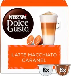 Nescafé Dolce Gusto Caramel Macchiato Capsules - 48 Koffiecups 15 Nescafé Dolce Gusto Caramel Macchiato Capsules - 48 Koffiecups -Koffie Tijd Winkel 1122x1200 2