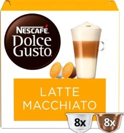 Nescafé Dolce Gusto Latte Macchiato Capsules - 48 Koffiecups 15 Nescafé Dolce Gusto Latte Macchiato Capsules - 48 Koffiecups -Koffie Tijd Winkel 1124x1200