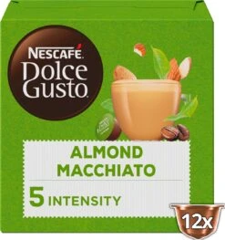 Nescafé Dolce Gusto Almond Macchiato Capsules - Vegan Koffie - 36 Koffiecups 20 Nescafé Dolce Gusto Almond Macchiato Capsules - Vegan Koffie - 36 Koffiecups -Koffie Tijd Winkel 1126x1200