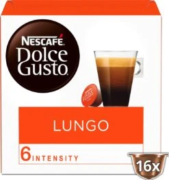 NESCAFÉ Dolce Gusto Lungo Koffie - 3 X 16 Cups -Koffie Tijd Winkel 1132x1200