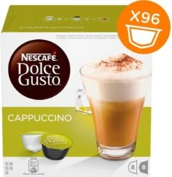 Nescafé Dolce Gusto Cappuccino - 6 X 16 Capsules 8 Nescafé Dolce Gusto Cappuccino - 6 X 16 Capsules -Koffie Tijd Winkel 1171x1200 1