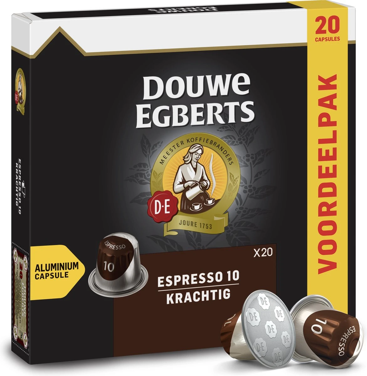 Douwe Egberts Espresso Krachtig Koffiecups - Intensiteit 10/12 - 10 X 20 Capsules 11 Douwe Egberts Espresso Krachtig Koffiecups - Intensiteit 10/12 - 10 X 20 Capsules - Afbeelding 9