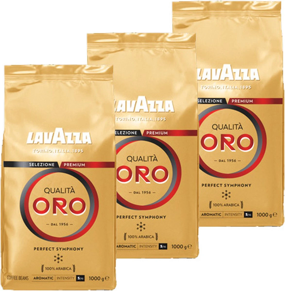 Lavazza Qualita Oro Koffiebonen 1kg X3 3 Lavazza Qualita Oro Koffiebonen 1kg X3