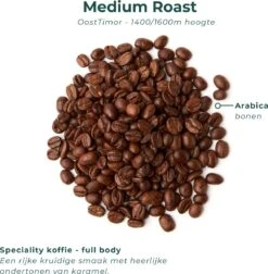 Soolong Sense Oost Timor Nr1000 Koffiebonen Smooth Lacau - Speciality Koffie Arabica Medium Roast Met Rijke Kruidige Smaak Met Heerlijke Ondertonen Van Karamel - Zak 250gram -Koffie Tijd Winkel 1174x1200