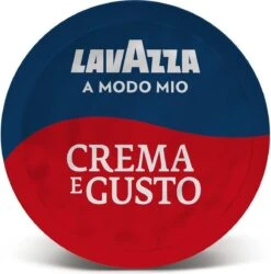 LAVAZZA A Modo Mio Crema E Gusto – 16 Cups -Koffie Tijd Winkel 1185x1200 1