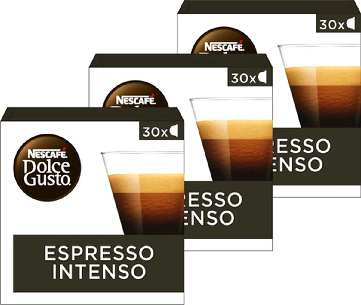 Nescafé Dolce Gusto Espresso Intenso Capsules - 90 Koffiecups 3 Nescafé Dolce Gusto Espresso Intenso Capsules - 90 Koffiecups