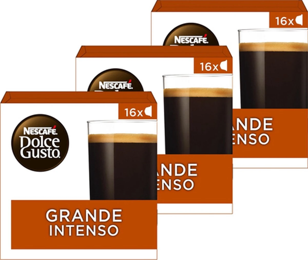 Nescafé Dolce Gusto Grande Intenso Capsules - 48 Koffiecups 3 Nescafé Dolce Gusto Grande Intenso Capsules - 48 Koffiecups