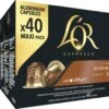 L'OR Lungo Estremo Koffiecups - Intensiteit 10/12 - 4 X 40 Capsules 2 L'OR Lungo Estremo Koffiecups - Intensiteit 10/12 - 4 X 40 Capsules -Koffie Tijd Winkel 1200x1020 1