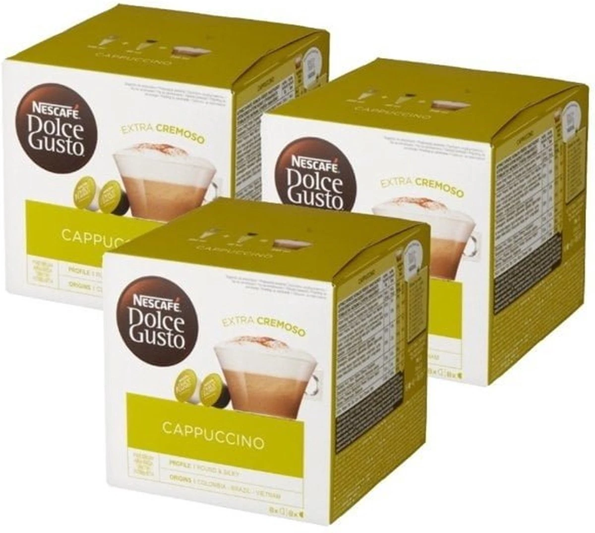 Nescafé Dolce Gusto Cappuccino Capsules - 48 Koffiecups 10 Nescafé Dolce Gusto Cappuccino Capsules - 48 Koffiecups - Afbeelding 8