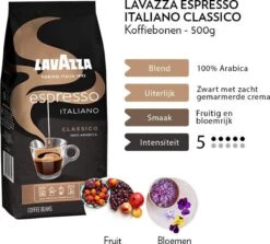 Lavazza Espresso Italiano Classico Koffiebonen - 500 Gram X6 11 Lavazza Espresso Italiano Classico Koffiebonen - 500 Gram X6 -Koffie Tijd Winkel 1200x1082
