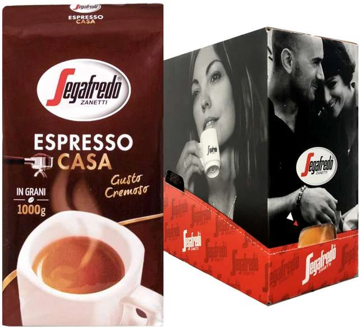 Segafredo - Casa Espresso Bonen- 4 X 1 Kg 3 Segafredo - Casa Espresso Bonen- 4 X 1 Kg