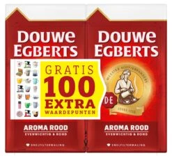 Douwe Egberts Aroma Rood Filterkoffie - Dubbelpak 6 X 1000 Gram -Koffie Tijd Winkel 1200x1102