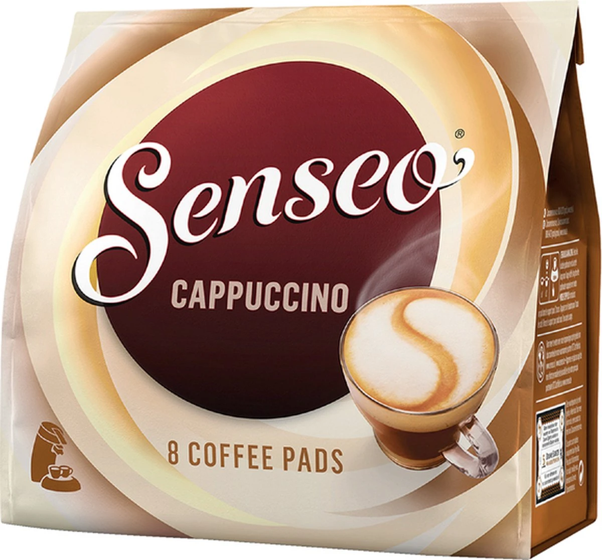 Senseo Cappuccino Koffiepads - 2/9 Intensiteit - 10 X 8 Pads 11 Senseo Cappuccino Koffiepads - 2/9 Intensiteit - 10 X 8 Pads - Afbeelding 9