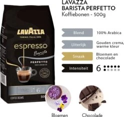 Lavazza Espresso Barista Perfetto Koffiebonen - 500 Gram X4 11 Lavazza Espresso Barista Perfetto Koffiebonen - 500 Gram X4 -Koffie Tijd Winkel 1200x1137