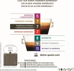 Nescafé Dolce Gusto Espresso Intenso Capsules - 90 Koffiecups 14 Nescafé Dolce Gusto Espresso Intenso Capsules - 90 Koffiecups -Koffie Tijd Winkel 1200x1153