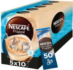 Nescafé Frappé Oploskoffie - 5 Doosjes à 10 Zakjes 9 Nescafé Frappé Oploskoffie - 5 Doosjes à 10 Zakjes -Koffie Tijd Winkel 1200x1156