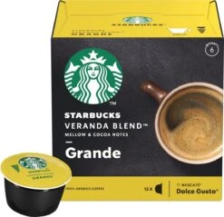 Starbucks By Dolce Gusto Capsules Veranda Grande Blonde Roast - 36 Koffiecups 9 Starbucks By Dolce Gusto Capsules Veranda Grande Blonde Roast - 36 Koffiecups -Koffie Tijd Winkel 1200x1159