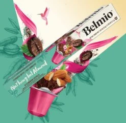 Belmio Koffiecups - NUTHING BUT ALMOND Capsules Nespresso Compatible - 120 Stuks -Koffie Tijd Winkel 1200x1166
