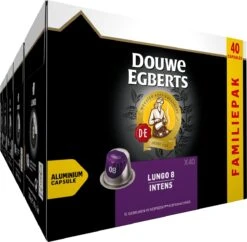 Douwe Egberts Lungo Intens (8) - 5 X 40 Koffiecups