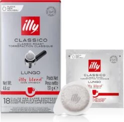 Illy - E.S.E. Servings Classico Lungo 12 X 18 Stuks 7 Illy - E.S.E. Servings Classico Lungo 12 X 18 Stuks -Koffie Tijd Winkel 1200x1182 3