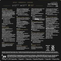 L'OR Lungo Estremo (10) - 10 X 20 Koffiecups 16 L'OR Lungo Estremo (10) - 10 X 20 Koffiecups -Koffie Tijd Winkel 1200x1186 5