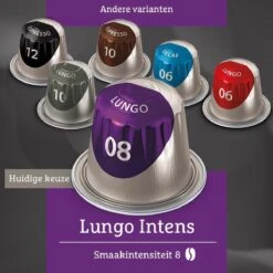 Douwe Egberts Lungo Intens (8) - 5 X 40 Koffiecups -Koffie Tijd Winkel 1200x1200 113