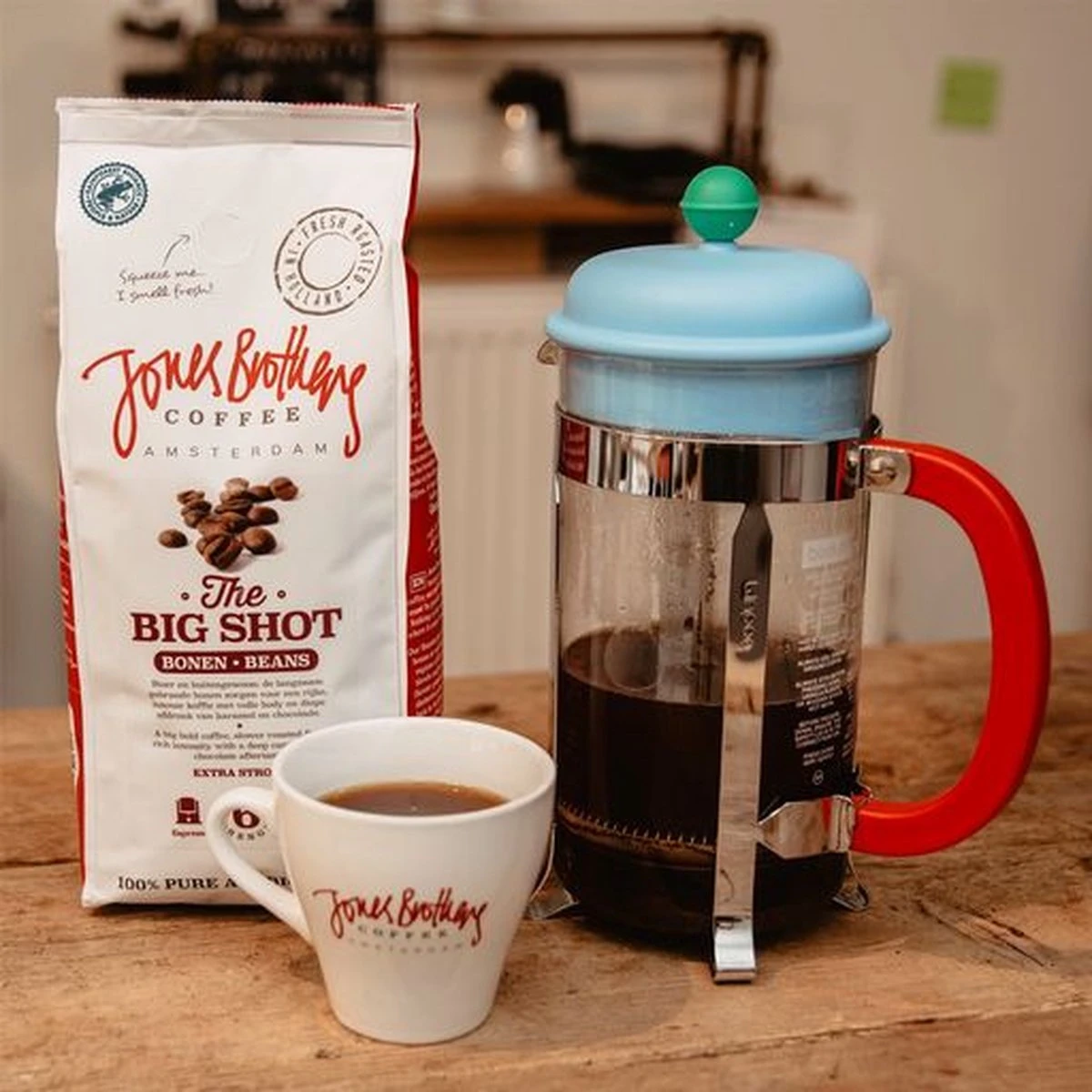 Jones Brothers Coffee The Big Shot Koffiebonen - 6 X 500 Gram 5 Jones Brothers Coffee The Big Shot Koffiebonen - 6 X 500 Gram - Afbeelding 3