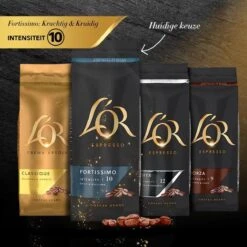 L'OR Espresso Fortissimo Koffiebonen (10) - 4 X 500 Gram 18 L'OR Espresso Fortissimo Koffiebonen (10) - 4 X 500 Gram -Koffie Tijd Winkel 1200x1200 173