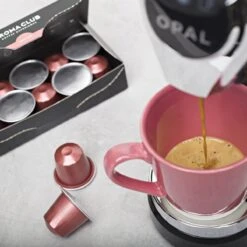 Aroma Club - Nespresso Compatible Capsules (120 St.) - No. 4 Fair Frank - Intensiteit 4/5 - Espresso - 100% Aluminium Koffiecups 14 Aroma Club - Nespresso Compatible Capsules (120 St.) - No. 4 Fair Frank - Intensiteit 4/5 - Espresso - 100% Aluminium Koffiecups -Koffie Tijd Winkel 1200x1200 32