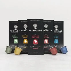 Aroma Club - Nespresso Compatible Capsules (120 St.) - No. 5 Decaf John - Intensiteit 3/5 - Decaf - 100% Aluminium Koffiecups 14 Aroma Club - Nespresso Compatible Capsules (120 St.) - No. 5 Decaf John - Intensiteit 3/5 - Decaf - 100% Aluminium Koffiecups -Koffie Tijd Winkel 1200x1200 66