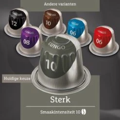 Douwe Egberts Lungo Sterk (10) - 10 X 20 Koffiecups -Koffie Tijd Winkel 1200x1200 94