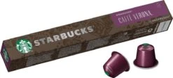 Starbucks By Nespresso Caffe Verona Dark Roast Capsules - 120 Koffiecups 8 Starbucks By Nespresso Caffe Verona Dark Roast Capsules - 120 Koffiecups -Koffie Tijd Winkel 1200x540