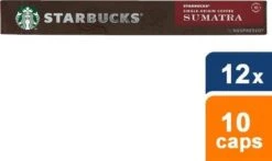 Starbucks By Nespresso Sumatra Espresso Dark Roast Capsules - 120 Koffiecups 12 Starbucks By Nespresso Sumatra Espresso Dark Roast Capsules - 120 Koffiecups -Koffie Tijd Winkel 1200x714