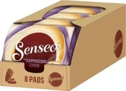 Senseo Cappuccino Choco Koffiepads - 2/9 Intensiteit - 4 X 8 Pads 20 Senseo Cappuccino Choco Koffiepads - 2/9 Intensiteit - 4 X 8 Pads -Koffie Tijd Winkel 1200x863