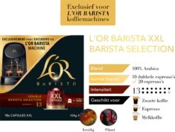 L'OR BARISTA XXL Barista Selection (13) - 5 X 10 Koffiecups -Koffie Tijd Winkel 1200x910