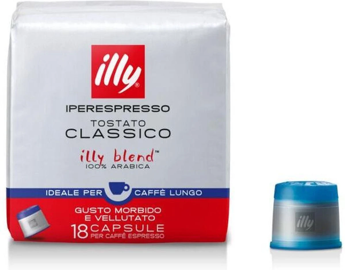 Illy Iperespresso Classico Lungo 18 Capsules 4 Illy Iperespresso Classico Lungo 18 Capsules - Afbeelding 2