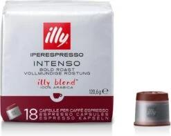 Illy - Iperespresso Koffie Home Intenso 6 X 18 Capsules -Koffie Tijd Winkel 1200x957 2