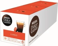 NESCAFÉ Dolce Gusto Lungo Koffie - 3 X 16 Cups -Koffie Tijd Winkel 1200x960