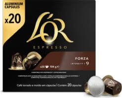 L'OR Espresso Forza Koffiecups - Intensiteit 9/12 - 10 X 20 Capsules 18 L'OR Espresso Forza Koffiecups - Intensiteit 9/12 - 10 X 20 Capsules -Koffie Tijd Winkel 1200x968