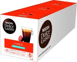 Nescafé Dolce Gusto Lungo Decafé Capsules - 48 Koffiecups 8 Nescafé Dolce Gusto Lungo Decafé Capsules - 48 Koffiecups -Koffie Tijd Winkel 1200x969 1