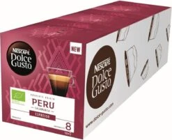 Nescafé Dolce Gusto Espresso Peru Capsules - 36 Koffiecups - GB-ORG-05 7 Nescafé Dolce Gusto Espresso Peru Capsules - 36 Koffiecups - GB-ORG-05 -Koffie Tijd Winkel 1200x975 1