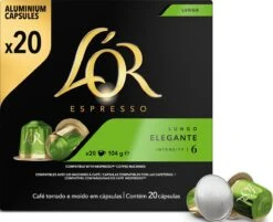 L'OR Lungo Elegante Koffiecups - Intensiteit 6/12 - 10 X 20 Capsules 16 L'OR Lungo Elegante Koffiecups - Intensiteit 6/12 - 10 X 20 Capsules -Koffie Tijd Winkel 1200x975 3