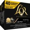 L'OR Espresso Ristretto Koffiecups - Intensiteit 11/12 - 4 X 40 Capsules 1 L'OR Espresso Ristretto Koffiecups - Intensiteit 11/12 - 4 X 40 Capsules -Koffie Tijd Winkel 1200x984 1