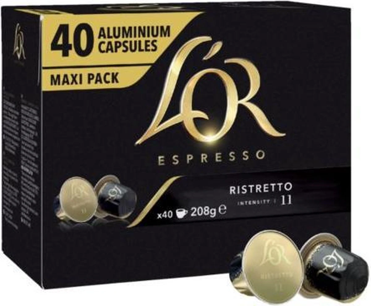 L'OR Espresso Ristretto 40 Stuks 3 L'OR Espresso Ristretto 40 Stuks