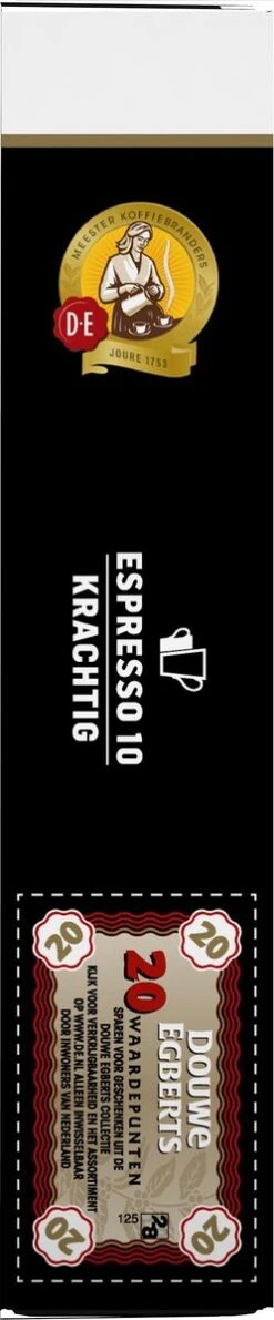 Douwe Egberts Espresso Krachtig Koffiecups - Intensiteit 10/12 - 10 X 20 Capsules 18 Douwe Egberts Espresso Krachtig Koffiecups - Intensiteit 10/12 - 10 X 20 Capsules -Koffie Tijd Winkel 249x1200 5